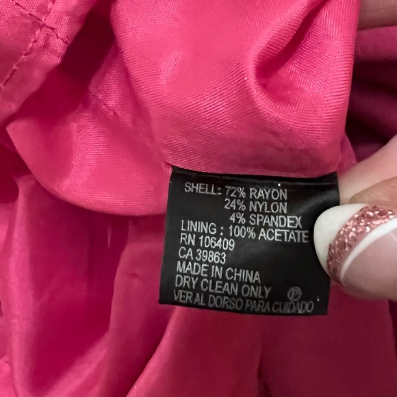 ANTONIO MELANI size 2 sexy sheath midi dress worn slit and twisted straps - Picture 7 of 8